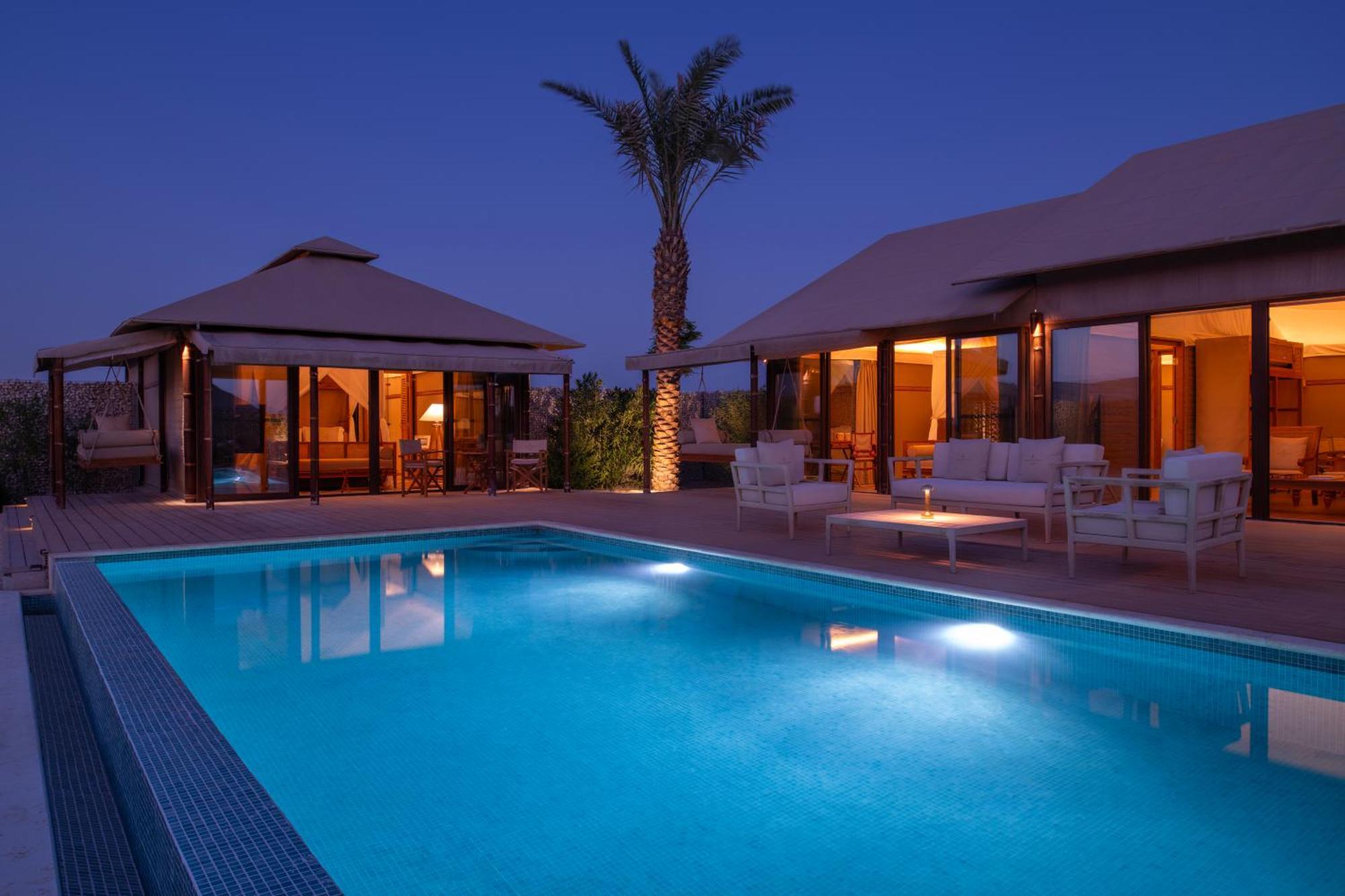 Hotel The Outpost Al Barari Camp Mesaieed Esterno foto
