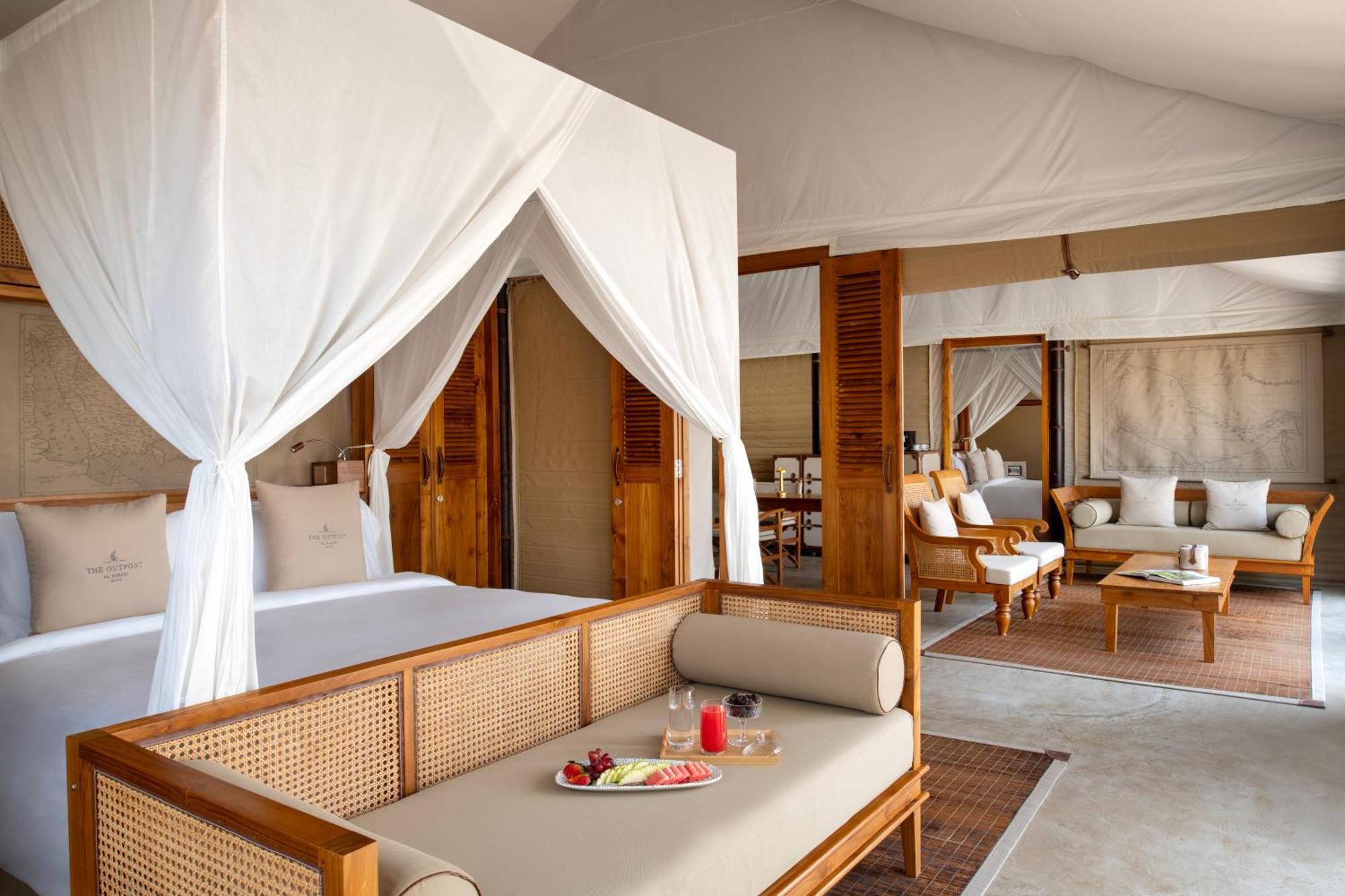 Hotel The Outpost Al Barari Camp Mesaieed Esterno foto